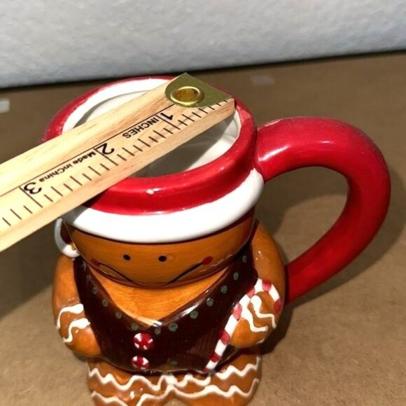 Gingerbread Man Christmas Mug By Sleigh Bell Bistro - Picture 4 of 5